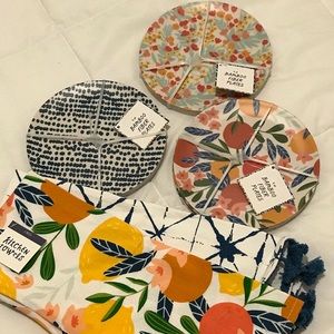 Mini plates & Towel Bundle